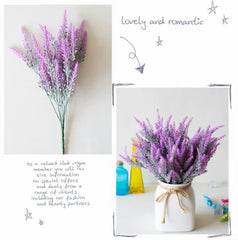 Artificial Lavender Bouquet – Home & Wedding Table Decor