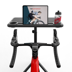 Indoor Media Display Cycling Desk