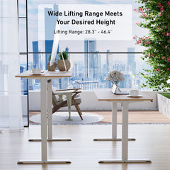 47” Electric Height Adjustable Standing Desk