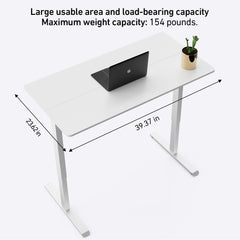 47” Electric Height Adjustable Standing Desk
