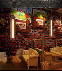 Retro Industrial 3-Light Ceiling Chandelier