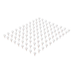 U Brands Sphere Push Pins Clear/Rose Gold 100-Pack