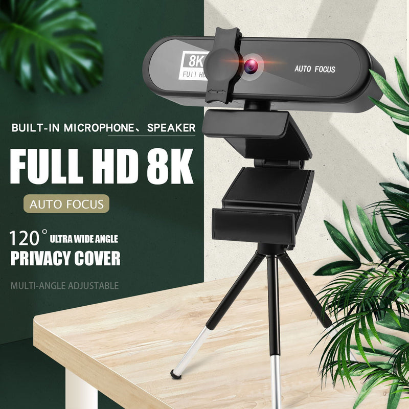 4K Auto Focus USB Webcam with 1080P/2K Support