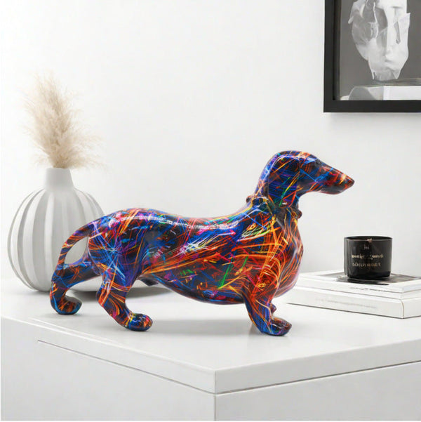 Modern Minimalist Sausage Dog Decorative Ornament