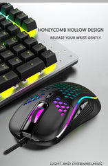 2.4G Lightweight Wireless Gaming Mouse with 7-Color RGB