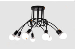 Minimalist Iron Tube Ceiling Chandelier – 65cm