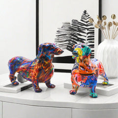 Modern Minimalist Sausage Dog Decorative Ornament