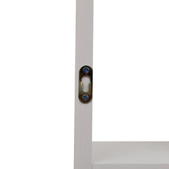 Freestanding 5-Cube Wood Bookcase with Keyhole Hangers