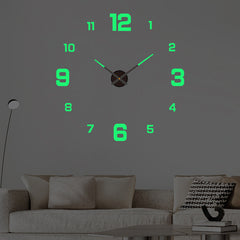 DIY Frameless Silent Wall Clock Decal