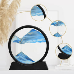 3D Moving Sand Art Round Glass Sandscape