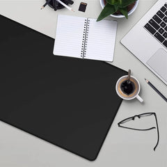 XXL Black Gaming Mouse Pad with Non-Slip Rubber Base