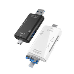 6-in-1 Multifunction USB 3.0 Type-C Card Reader Adapter