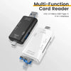 6-in-1 Multifunction USB 3.0 Type-C Card Reader Adapter
