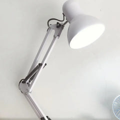 DecorBites™ Adjustable Swing Arm LED Desk Lamp with Switch for Office Reading and Bedside