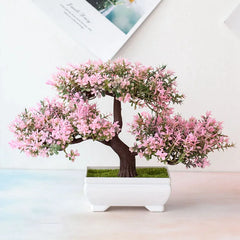 Artificial Potted Bonsai Plant for Home Decor