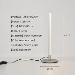 DecorBites™ LED Table Lamp - Eye-Protection Desk Lamp for Bedroom, Study, Office, Reading