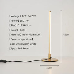 DecorBites™ LED Table Lamp - Eye-Protection Desk Lamp for Bedroom, Study, Office, Reading