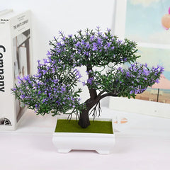 Artificial Potted Bonsai Plant for Home Decor