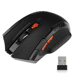 2.4G Wireless 1600DPI Optical Mouse with 6 Buttons