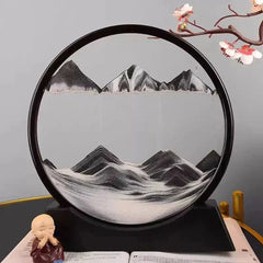 3D Moving Sand Art Round Glass Sandscape