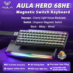 HERO 68HE Magnetic Switch RGB Gaming Keyboard