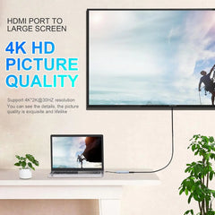 USB-C Hub Adapter with 4K HDMI, VGA & PD