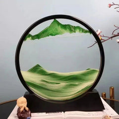 3D Moving Sand Art Round Glass Sandscape