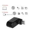 3-Port USB 2.0 Mini Rotating Hub Adapter