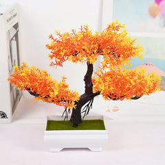 Artificial Potted Bonsai Plant for Home Decor