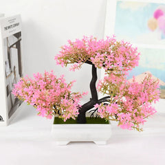 Artificial Potted Bonsai Plant for Home Decor
