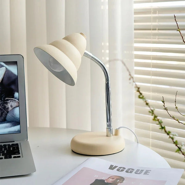 DecorBites™ Creamy Style Screw Decoration Desk Lamp for Reading and Studying