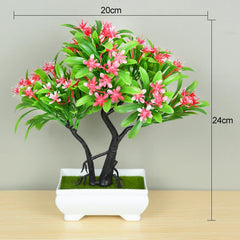 Artificial Potted Bonsai Plant for Home Decor