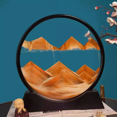 3D Moving Sand Art Round Glass Sandscape