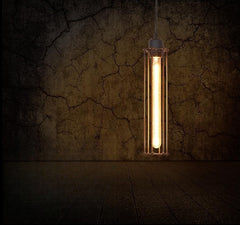 Retro Industrial 3-Light Ceiling Chandelier