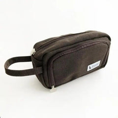 Large Capacity Vintage Grid Pencil Case for Students
