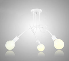 Minimalist Iron Tube Ceiling Chandelier – 65cm