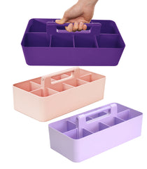 Enjoy Organizer 3-Pack Portable Caddy with Dividers – 8 Compartments