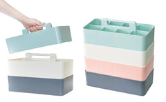 Enjoy Organizer 3-Pack Portable Caddy with Dividers – 8 Compartments