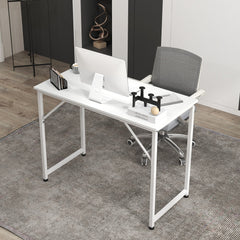 L-Shaped Computer Desk Workstation – White