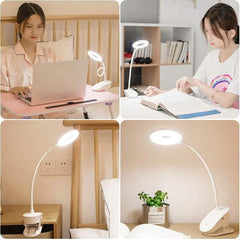 LED Touch On/off Switch with 3 Modes Desk Lamp Clip