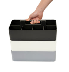 Enjoy Organizer 3-Pack Portable Caddy with Dividers – 8 Compartments