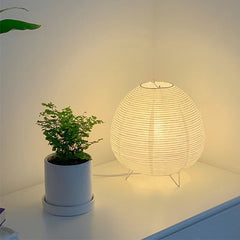 Nordic Wabi Sabi LED Table Lamp for Bedroom & Study