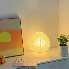 Nordic Wabi Sabi LED Table Lamp for Bedroom & Study